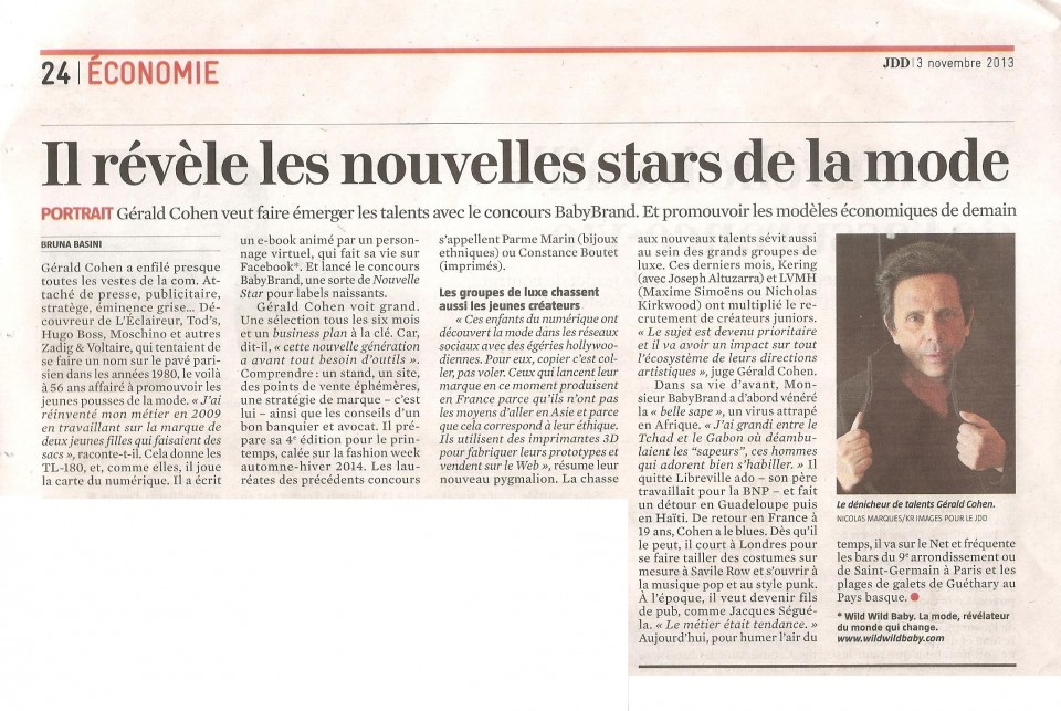 LE JOURNAL DU DIMANCHE - 03.11.13